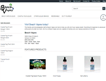 Tablet Screenshot of beachvapes.com